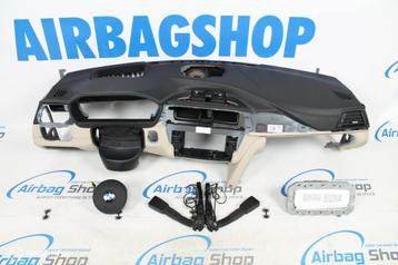 Airbag set - Dashboard wit leder head up M BMW 3 serie F30
