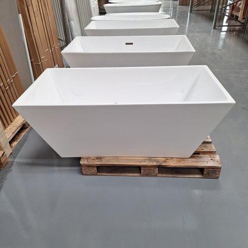 GRATIS Vierkant ligbad 160x80x59 cm wit acryl nr126, Maison & Meubles, Accessoires pour la Maison | Autre, Neuf, Enlèvement