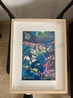 Buzz Lightyear attractie poster onder frame