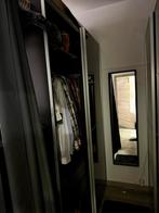 IKEA Pax zwarte dressing, Gebruikt, 200 cm of meer, Glas, Met klep(pen)