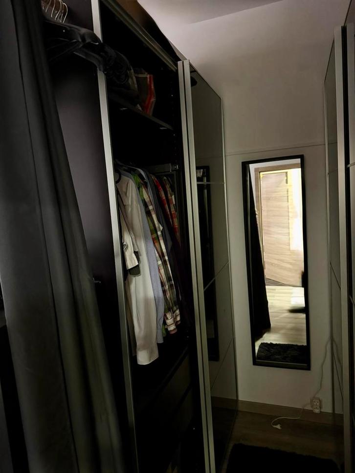 IKEA Pax zwarte dressing, Huis en Inrichting, Kasten | Kleerkasten, Gebruikt, 200 cm of meer, 50 tot 100 cm, 50 tot 75 cm, Met lade(s)