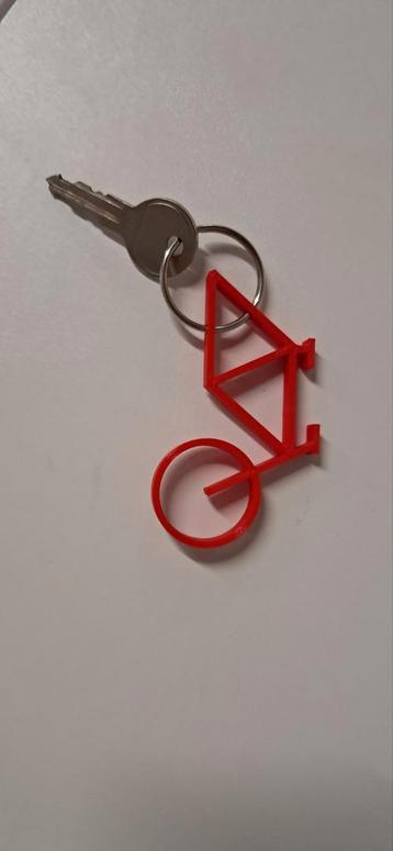 Ge-3D-printe sleutelhanger fiets beschikbaar voor biedingen