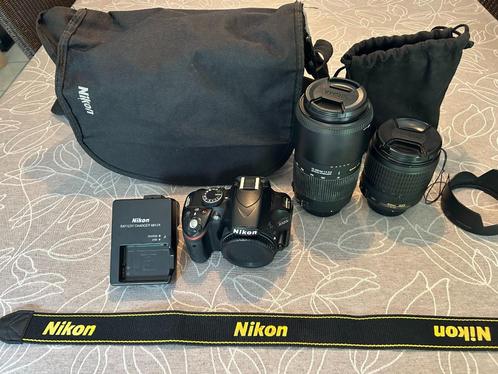 Nikon D3200 met extra's, Audio, Tv en Foto, Fotocamera's Digitaal, Zo goed als nieuw, Spiegelreflex, Nikon, 8 keer of meer, Ophalen