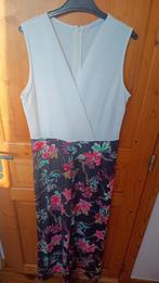 wit & zwarte jumpsuit met bloemen maat 40, Kleding | Dames, Broeken en Pantalons, Maat 38/40 (M), Lola & Liza, Wit, Ophalen of Verzenden