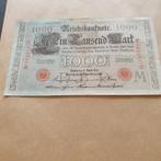 Duitse Reichsbanknote ea duitse bankbiljetten 5 in totaal, Ophalen, Duitsland, Setje