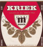 bieretiket De Gomme Ruddervoorde : kriek, Verzamelen, Verzenden, Zo goed als nieuw, Overige typen, Overige merken