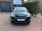 Citroën DS3 Cabrio 1.6i Benzine Led Airco Navi 12M Garantie, Voorwielaandrijving, Euro 5, Zwart, Cabriolet