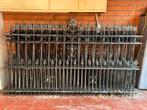 Massieve smeedijzeren afsluiting, Tuin en Terras, Tuinhekken en Hekwerk, Ophalen, Gebruikt, IJzer, Sierhekwerk