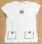 Witte T-shirt met bloemen, River Woods, maat 6 jaar, Enfants & Bébés, Vêtements enfant | Taille 116, River Woods, Enlèvement ou Envoi