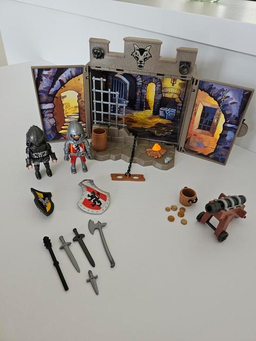 Playmobil knights speelbox ridder schatkamer 6156, Kinderen en Baby's, Speelgoed | Playmobil, Zo goed als nieuw, Ophalen of Verzenden