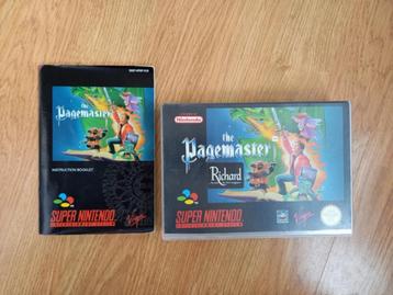 Pagemaster avec manuel et boîtier pour Super Nintendo (SNES), Enlèvement ou Envoi, 1 joueur, Aventure et Action, Comme neuf