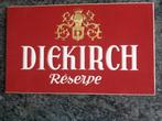 Diekirch bord, Ophalen of Verzenden, Zo goed als nieuw, Reclamebord, Plaat of Schild