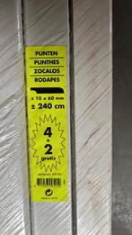 plinten 10x60 240cm 10 pakken, Ophalen, Nieuw, Plinten