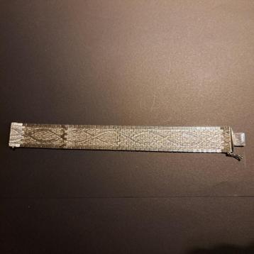 18K wit vergulde armband beschikbaar voor biedingen
