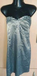 Robe de fête ou soirée, Taille 38/40 (M), Enlèvement ou Envoi, Au-dessus du genou, Gris