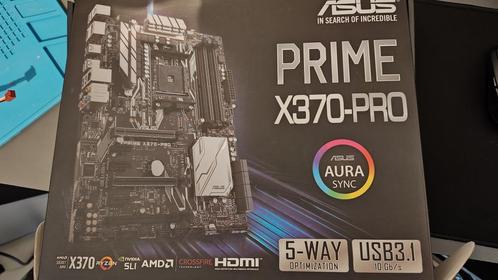 Moederbord PRIME X370-PRO + AMD Ryzen 5 1600X + 16 GB RAM, Computers en Software, Moederborden, Refurbished, AMD, DDR4, Ophalen