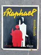 vintage metalen reclamebord jaren 50 St Raphaël Quinquina, Verzamelen, Merken en Reclamevoorwerpen, Ophalen of Verzenden, Zo goed als nieuw