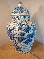Grand vase Chinois avec couvercle., Antiquités & Art, Enlèvement ou Envoi