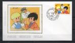 Année 1997 : FDC 2707 soie - Gil et Jo - Jommeke - Obli. Cha, Ophalen of Verzenden