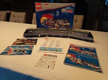 LEGO Train 9v 4558 Metroliner ZELDZAAM met doos, reclamefold, Enlèvement ou Envoi, Comme neuf, Ensemble complet, Lego