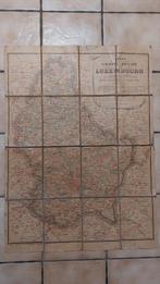 Grand Duché de Luxembourg ancienne carte, Livres, Carte géographique, Utilisé, Enlèvement ou Envoi