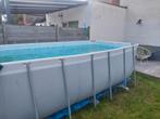 Piscine Intex 4x2x1 + pompe à filtre à sable + bâche + escal, Enlèvement, Comme neuf