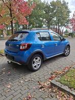 Dacia sandero stepway 0.9 tce blanco gekeurd, Auto's, Euro 5, Stof, Blauw, Handgeschakeld