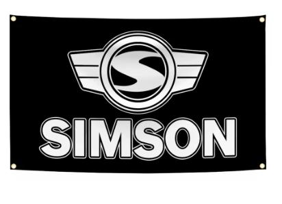 Grote vlaggen Simson (150x90cm), Ophalen of Verzenden, Nieuw