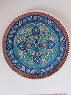 Assiette décorative ou de service céramique, Maison & Meubles, Accessoires pour la Maison | Plateaux, Enlèvement, Comme neuf, Rond