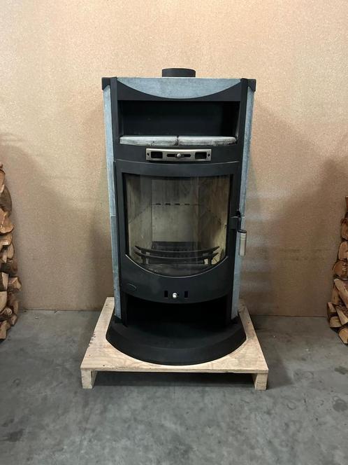 24186 Zware speksteenkachel Fireplace 🔥9kw, Huis en Inrichting, Kachels, Gebruikt, Vrijstaand, Houtkachel, Hout, Ophalen