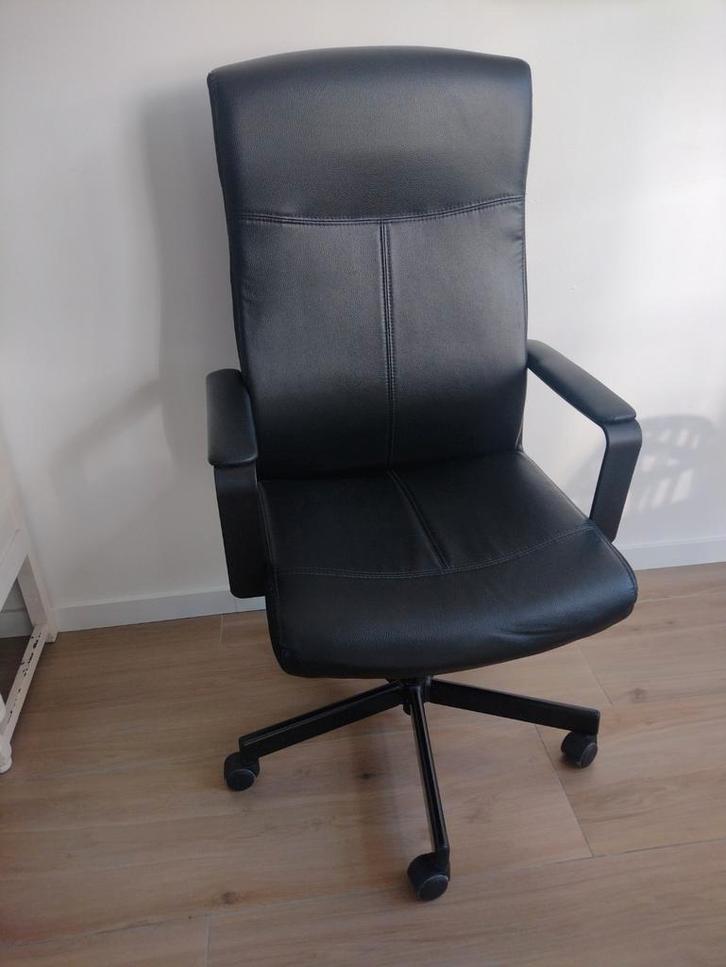 Ikea Millberget bureaustoel zwart, Huis en Inrichting, Bureaustoelen, Zo goed als nieuw, Bureaustoel, Zwart, Ophalen