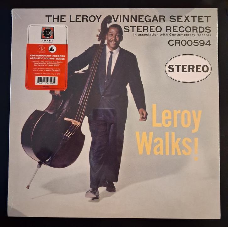 LP The Leroy Vinnegar Sextet - Leroy Walks! (New - Sealed), Cd's en Dvd's, Vinyl | Jazz en Blues, Nieuw in verpakking, Jazz, 1960 tot 1980