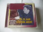 2 CD S - ANDRE HAZES - AL 15 JAAR GEWOON ANDRE, Cd's en Dvd's, Ophalen of Verzenden, Zo goed als nieuw, Levenslied of Smartlap