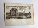 Gravure Kasteel van Loenhout - 1757, Antiek en Kunst, Kunst | Etsen en Gravures, Ophalen of Verzenden