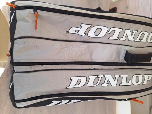 Dunlop tenniszak met groete 3 compartimenten, schoenenvak &, Sport en Fitness, Tennis, Gebruikt, Tas, Dunlop, Ophalen