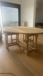 Gateleg tafel eik, Ophalen, Gebruikt, 100 tot 150 cm, Eikenhout
