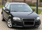Aud A3 SportBack S-Line Prête à immatriculer état neuf, Auto's, Audi, Euro 5, Zwart, Zwart, Leder