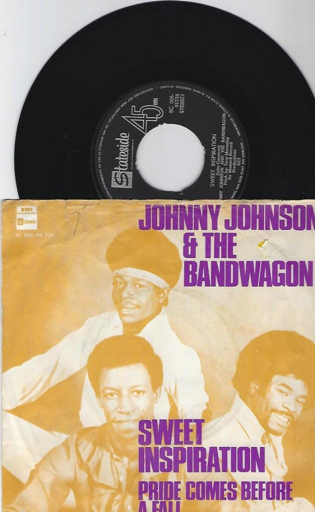 Johnny Johnson And The Bandwagon – Sweet Inspiration, Cd's en Dvd's, Vinyl Singles, Gebruikt, Single, R&B en Soul, 7 inch, Ophalen of Verzenden