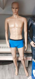 Mannelijke paspop met glazen voet 180cm, Ophalen, Zo goed als nieuw, Paspop