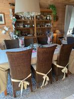 Eetkamerstoelen zeer goede staat, Huis en Inrichting, Stoelen, Ophalen, Gebruikt, Bruin, Landelijk