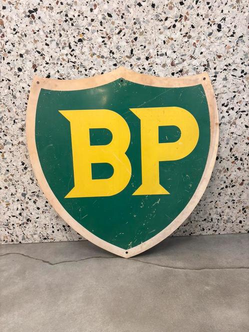 Origineel plastiek bord BP, Verzamelen, Merken en Reclamevoorwerpen, Zo goed als nieuw, Ophalen