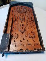 Oud traditioneel houten spel - Vlaams biljart met studs, Ophalen of Verzenden