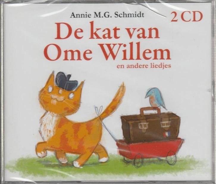 De Kat van Ome Willem en andere liedjes-Annie M.G.Schmidt, Cd's en Dvd's, Cd's | Kinderen en Jeugd, Nieuw in verpakking, Muziek