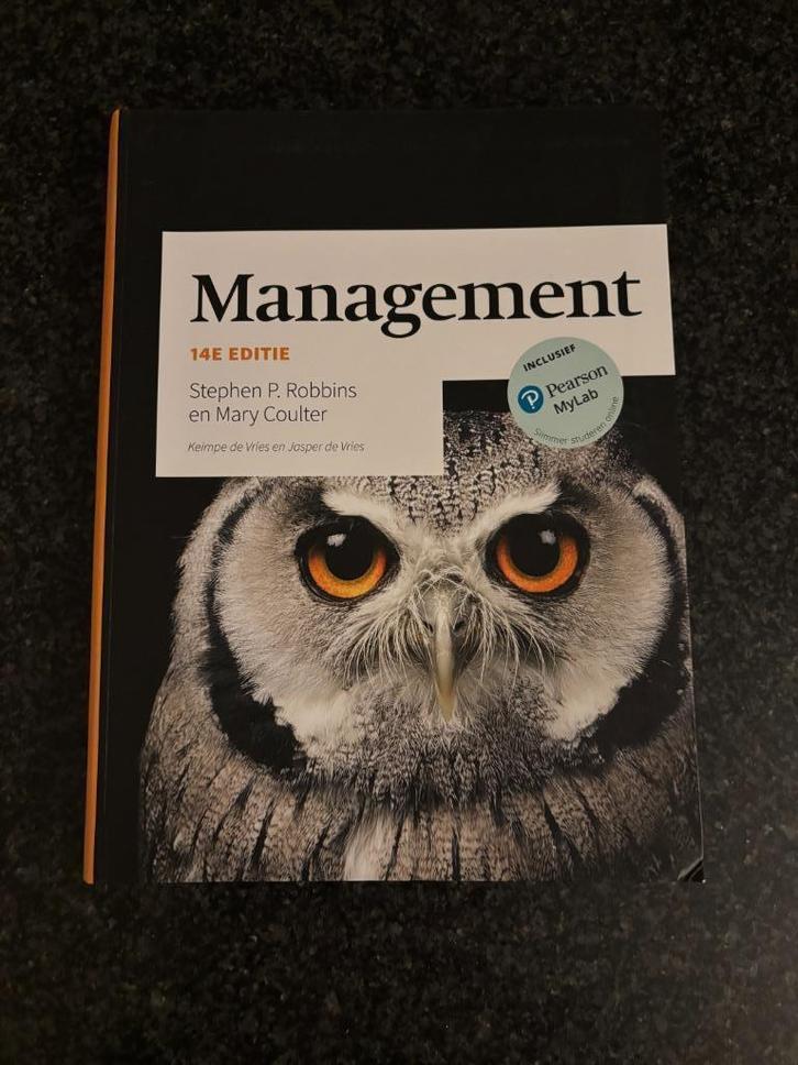 Management 14e Editie Stephen P. Robbins M. Coulter, Boeken, Economie, Management en Marketing, Gelezen, Management, Ophalen