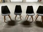 4 stoelen, Huis en Inrichting, Stoelen, Gebruikt, Vier, Ophalen, Hout