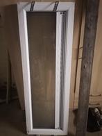 2 witte PVC-ramen met dubbele beglazing, Doe-het-zelf en Bouw, Ophalen, Gevelraam of Ruit, Gebruikt, Minder dan 80 cm