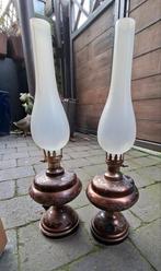 Lot de 2 lampes à qinquet en plastique italie, Maison & Meubles, Enlèvement ou Envoi
