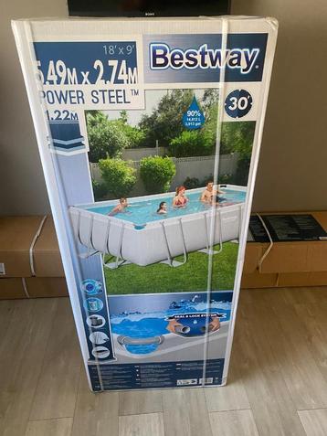 Bestway Power Steel Zwembad 549x274x122 NIEUW in doos beschikbaar voor biedingen
