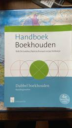 Handboek boekhouden - Dubbel boekhouden, 4de ed., Patricia Everaert; Erik de Lembre, Utilisé