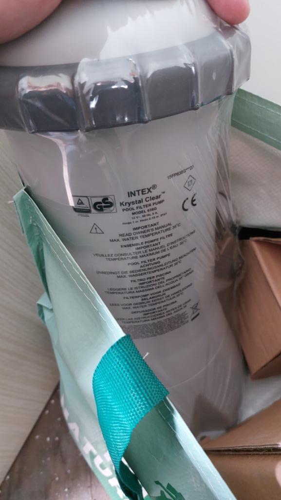 2 Intex filterpompen Krystal Clear 638G, Tuin en Terras, Zwembad-toebehoren, Nieuw, Filter, Ophalen